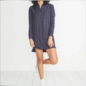 MARINE LAYER Savannah Flannel Shirt Dress